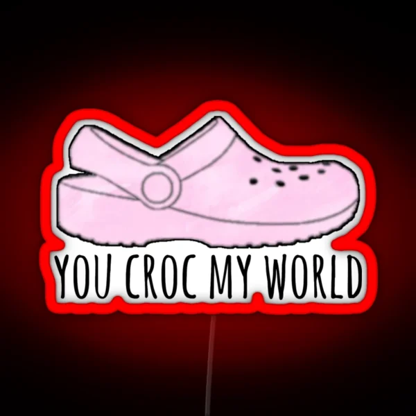 Crocs RGB Neon Sign