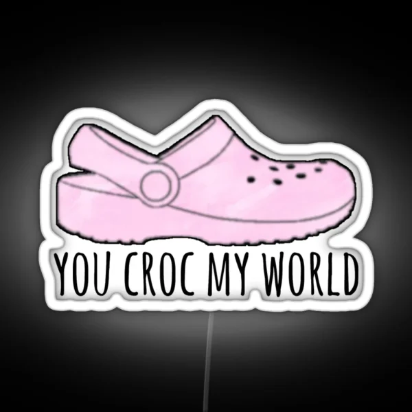 Crocs RGB Neon Sign
