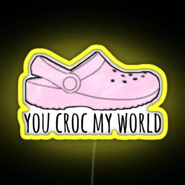 Crocs RGB Neon Sign