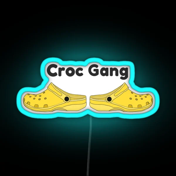 Crocs Shoes RGB Neon Sign