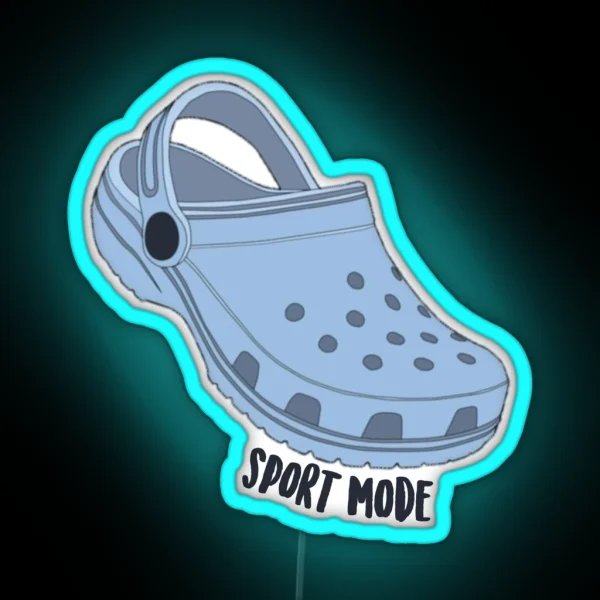 Crocs Sport Mode RGB Neon Sign