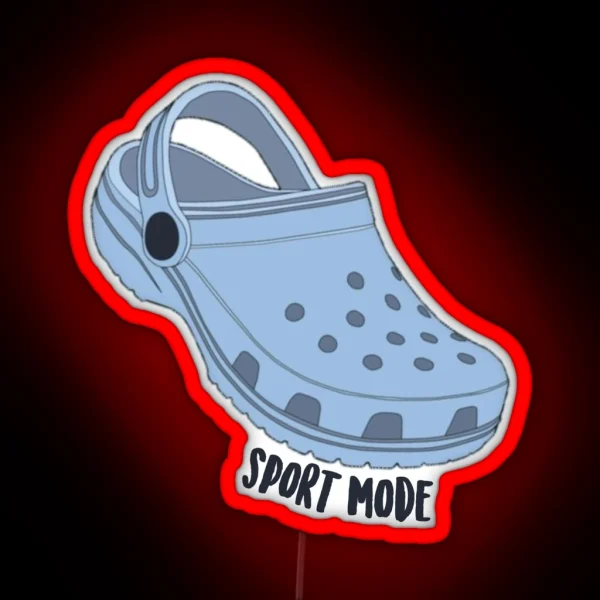 Crocs Sport Mode RGB Neon Sign