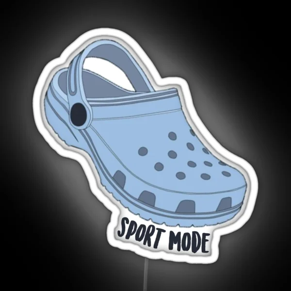 Crocs Sport Mode RGB Neon Sign