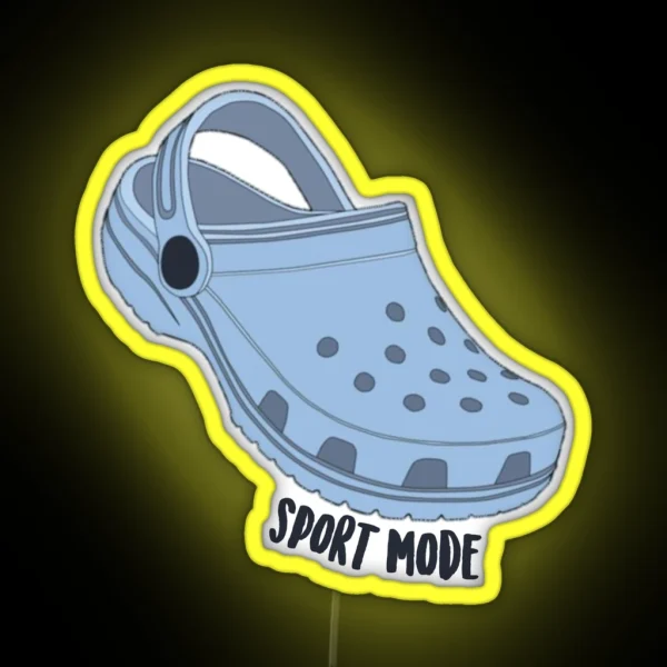 Crocs Sport Mode RGB Neon Sign