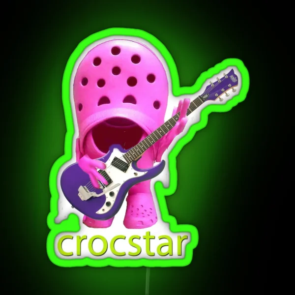 Crocs Star RGB Neon Sign