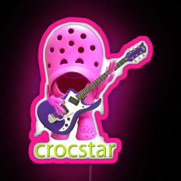 Crocs Star RGB Neon Sign