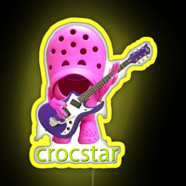 Crocs Star RGB Neon Sign