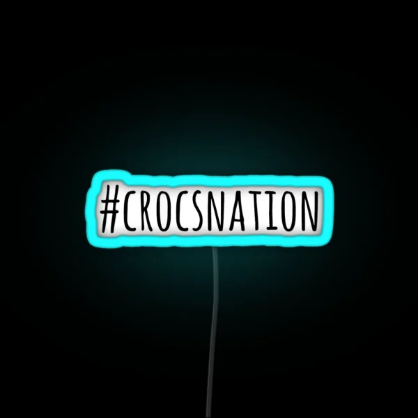 Crocsnation RGB Neon Sign