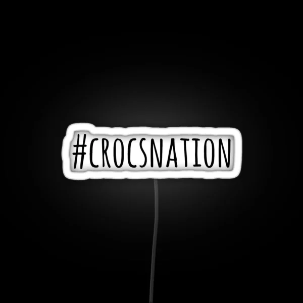 Crocsnation RGB Neon Sign