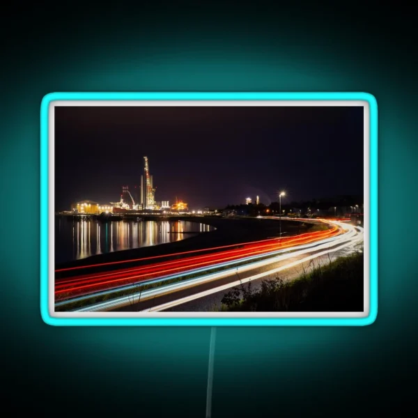 Cromarty Light Trails RGB Neon Sign