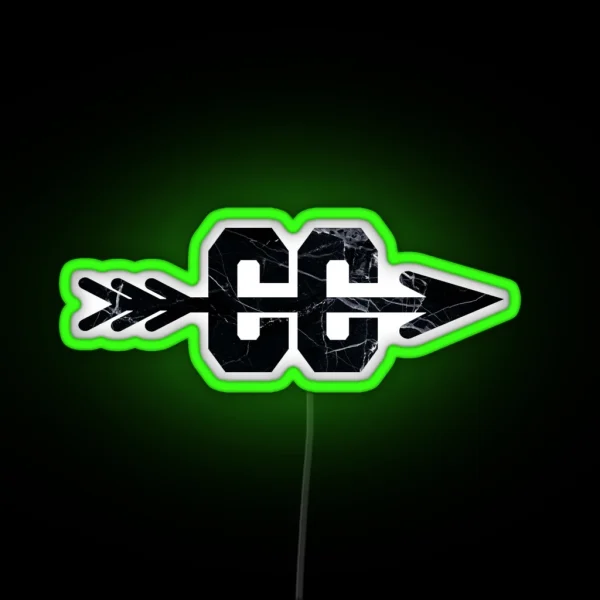 Cross Country Logo Marble RGB Neon Sign