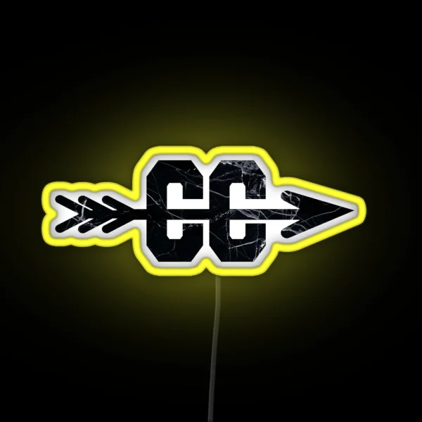 Cross Country Logo Marble RGB Neon Sign