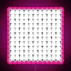 Black and white cross pattern design RGB neon digital art