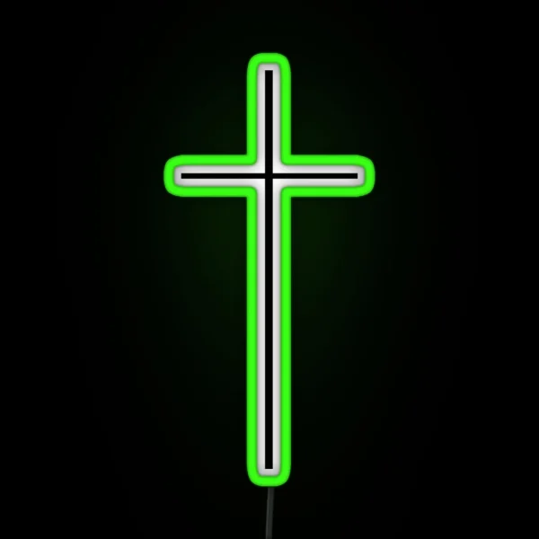 Cross RGB Neon Sign