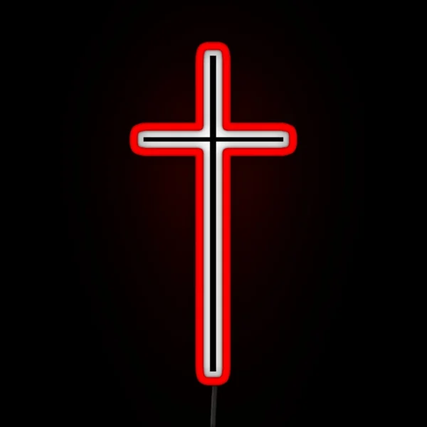 Cross RGB Neon Sign