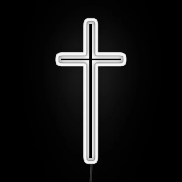 Cross RGB Neon Sign