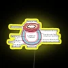 RGB Trachea Anatomy Neon Sign Decorative Medical Science Educational Display