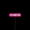 RGB Neon Sign with Cross Site Scripting Holographic Effect Display