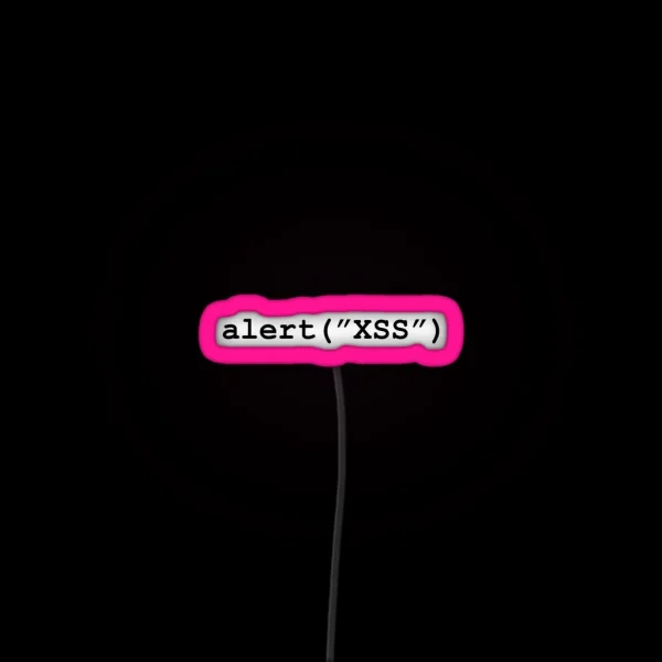 Cross Site Scripting RGB Neon Sign