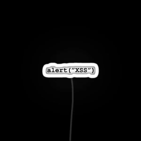 Cross Site Scripting RGB Neon Sign