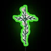 Unique Home Decor Accent with Miniature Flower Neon Sign Lighting