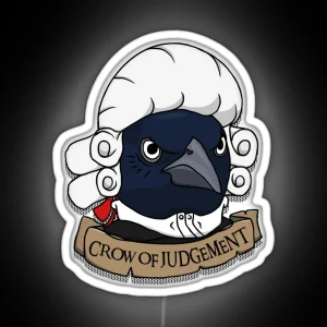 Crow Of Judgement RGB Neon Sign