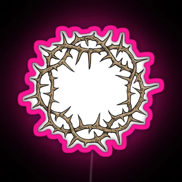 Crown Of Thorns RGB Neon Sign