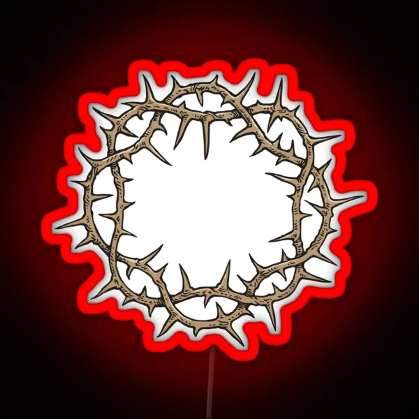 Crown Of Thorns RGB Neon Sign
