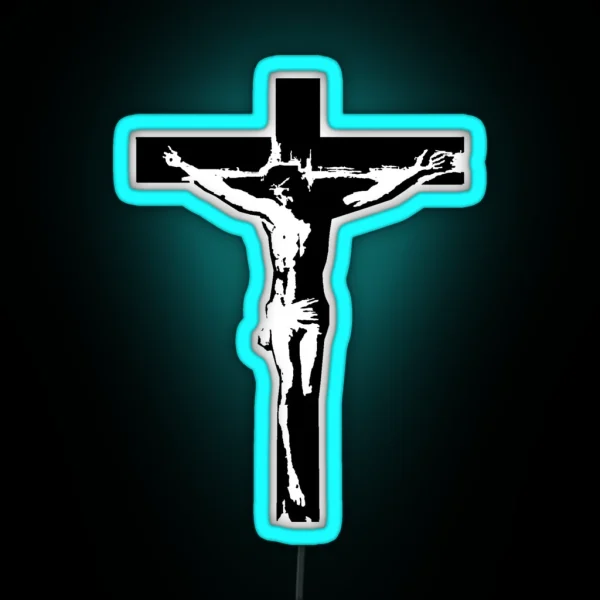 Crucifix RGB Neon Sign