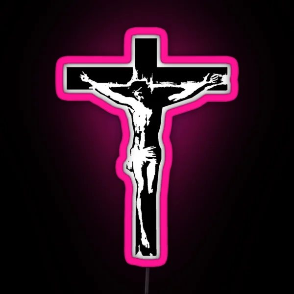 Crucifix RGB Neon Sign