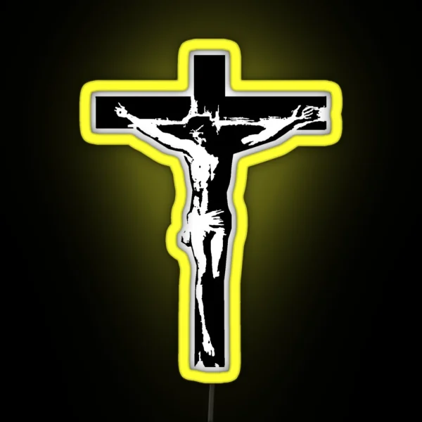 Crucifix RGB Neon Sign