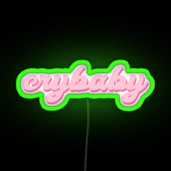Crybaby Melanie Martinez RGB Neon Sign