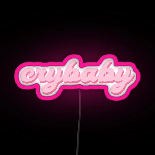 Crybaby Melanie Martinez RGB Neon Sign