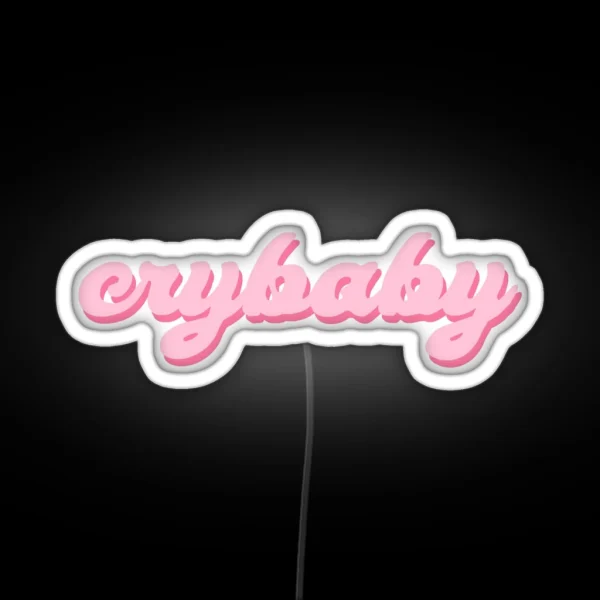 Crybaby Melanie Martinez RGB Neon Sign