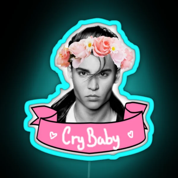 Crybaby RGB Neon Sign