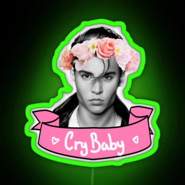 Crybaby RGB Neon Sign