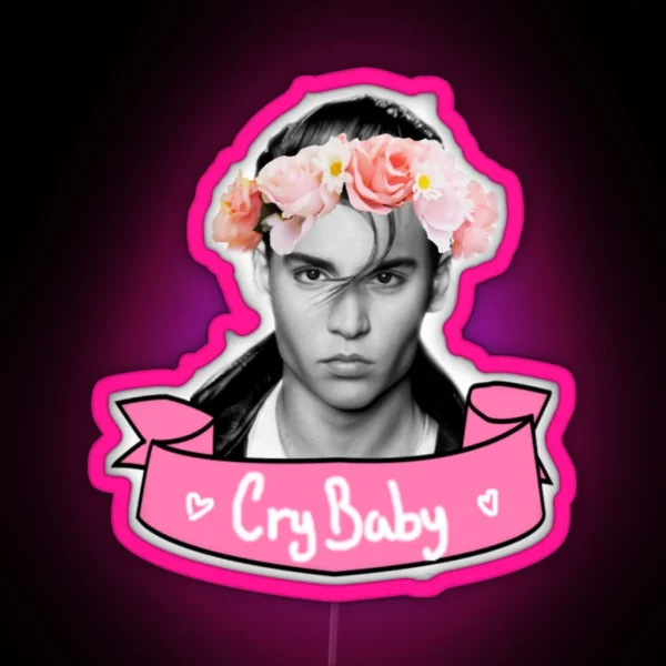 Crybaby RGB Neon Sign