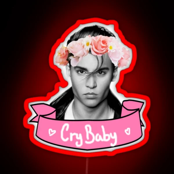 Crybaby RGB Neon Sign