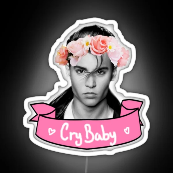 Crybaby RGB Neon Sign