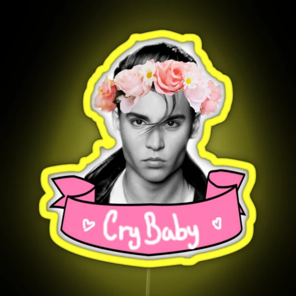 Crybaby RGB Neon Sign