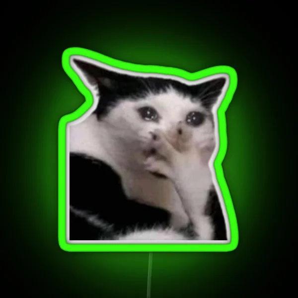 Crying Cat Led RGB Neon Sign