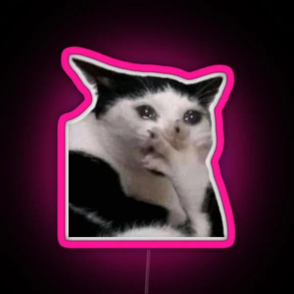 Crying Cat Led RGB Neon Sign