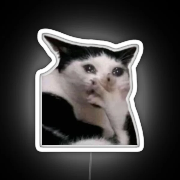 Crying Cat Led RGB Neon Sign