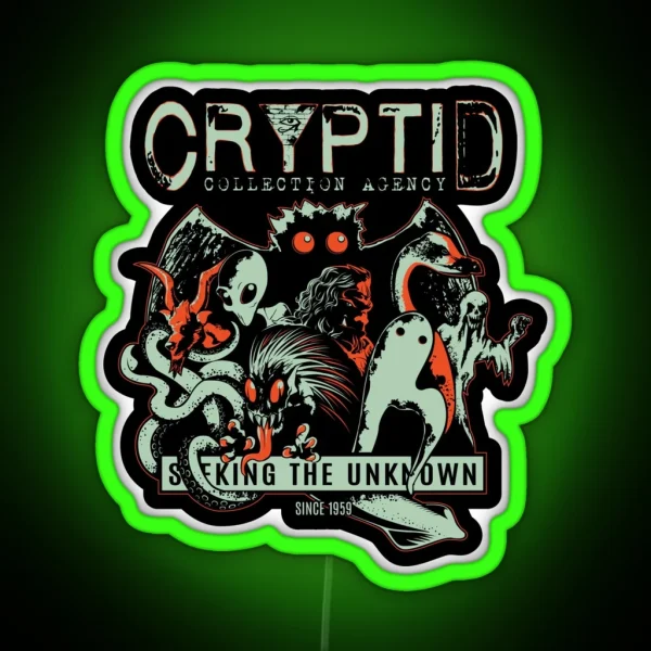 Cryptid Collections RGB Neon Sign