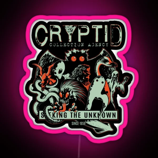 Cryptid Collections RGB Neon Sign