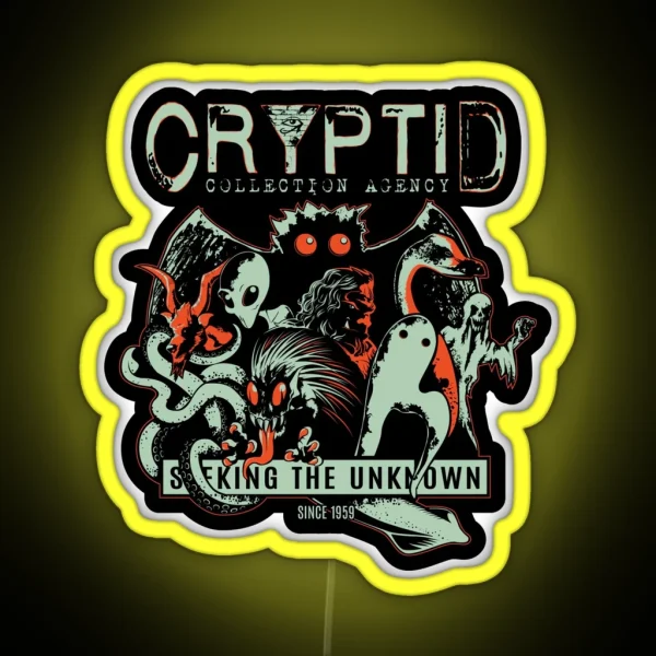 Cryptid Collections RGB Neon Sign