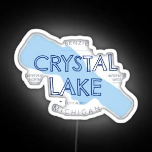 Crystal Lake Michigan RGB Neon Sign