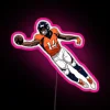 Customizable RGB LED Canvas Sign with Neon Lighting Effect Display