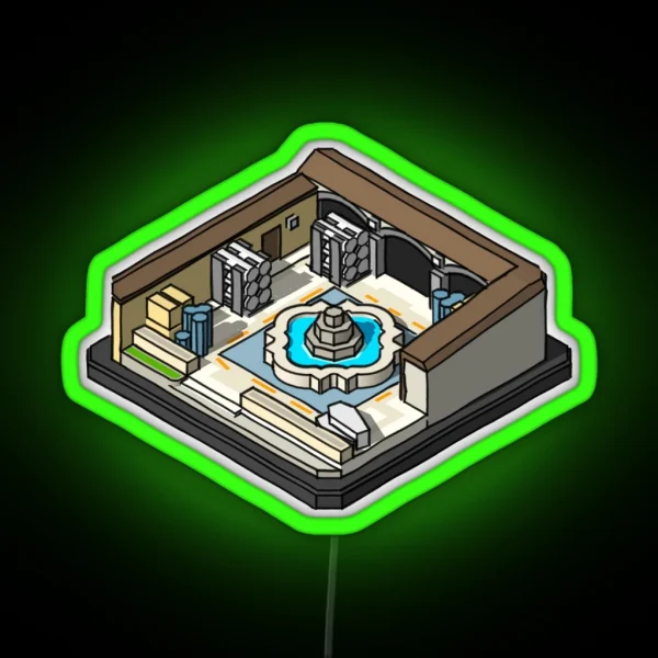 CSGO Inferno B Site Style 1 RGB Neon Sign