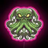 RGB LED Canvas Sign Displaying Cthulhu Mythos Dark Artwork
